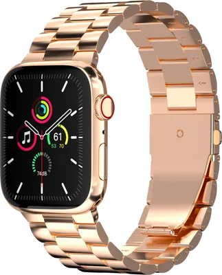 Obrázek produktu pro Watch 10 - 42 mm, Watch 1 - 38 mm, Watch 2 - 38 mm, Watch 38 mm, Watch 3 - 38 mm, Watch 40 mm, Watch 41 mm, Watch 4 - 40 mm, Watch 5 - 40 mm, Watch 6 - 40 mm, Watch 7 - 41 mm, Watch 8 - 41 mm, Watch 9 - 41 mm, Watch SE 2022 - 40 mm, Watch SE 2023 - 40 mm, Watch SE - 40 mm Řemínek: imoshion Stahlband AW