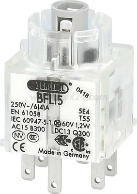 Immagine prodotto di Georg Schlegel Contatto luminoso, 2S Contatto BF, illuminabile Spina piatta 2,8 mm x 0,8 mm - 1 pezzo