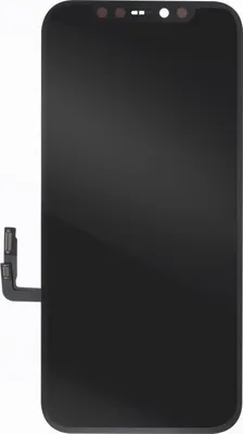 Zdjęcie produktu dla Clappio, zamienny wyświetlacz Soft OLED + ekran dotykowy do Apple iPhone 12, czarny