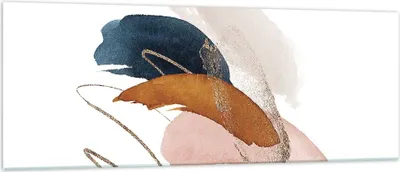 Produktbild von Bilder auf glas - Einteilig - Die Farben Abstraktion Stück - 140x50cm - Glasbilder - Wandbilder - Bilder - Wanddekoration aus Glas - Glas Bilder - Wandbild auf Glas - GAB140x50-5100