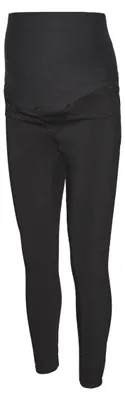 Produktbild von MAMALICIOUS Damen Mllucy Black Slim Pant A. Noos, Black Denim, XS