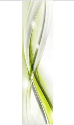 Produktbild von Schiebegardine Digitaldruck Gliwe grün 60x245 cm