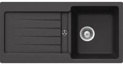 Produktbild von Schock Typos D-100S A Onyx - TYPD100SAGON Granitspüle