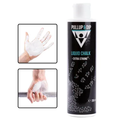 Produktbild von Liquid Chalk für perfekten Grip, schnell trocknend, extra stark & abwaschbar, 200ml
