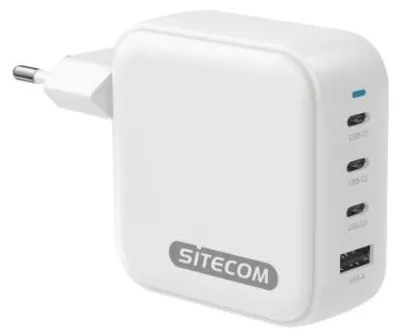 Immagine prodotto di Caricabatterie GaN Sitecom da 165W con 4 porte per la ricarica rapida