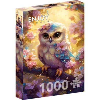 Zdjęcie produktu dla Puzzle 1000 elementów Enjoy – Łagodna sowa