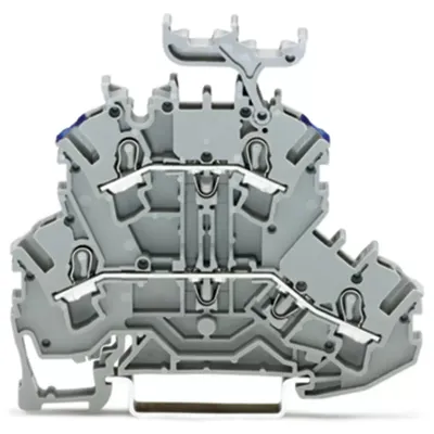 Immagine prodotto di Morsetto a doppio piano WAGO 0,25- 2002-2233 2,5(4) mm² grigio 2002-2233