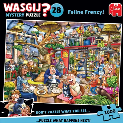 Image de Wasgij Mystery 28 - Feline Frenzy - Puzzle 1000 Teile