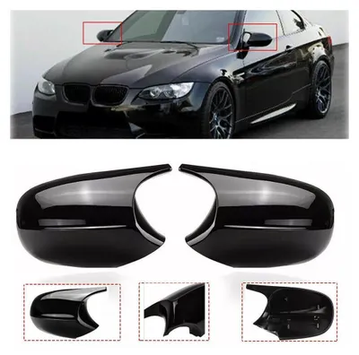 Obrázok produktu pre Sada 2 ks krytov spätných zrkadiel M‑Style pre vonkajšie spätné zrkadlá modelov BMW radu 1 a 3 E81, E82, E87, E88, E90, E91, E92, E93 (facelift)
