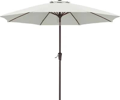 Image de ABCCANOPY Parasol 270 cm imperméable et coupe-vent beige clair