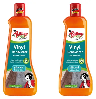 Produktbild von Poliboy Vinyl Renovierer 2er Set - 1L, Inhalt jeweils 500ml, Reinigung & Pflege