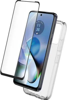 Produktbild von BigBen Connected, 2-in-1-Zubehörset für Motorola G54 5G, Transparent