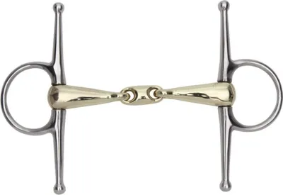Produktbild von Shires - Messing Mittelstück Schenkeltrense ER461 (5,5 in) (Messing)