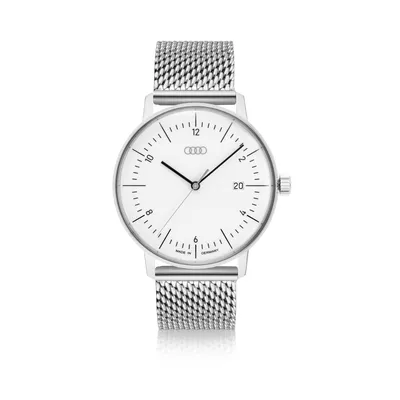 Produktbild von Original Audi Uhr silber/weiß, Armbanduhr