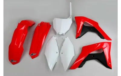 Productafbeelding van Kunststofset voor Honda CRF 450RX '17-18, kleur OEM (rood/wit) (HO120E999)