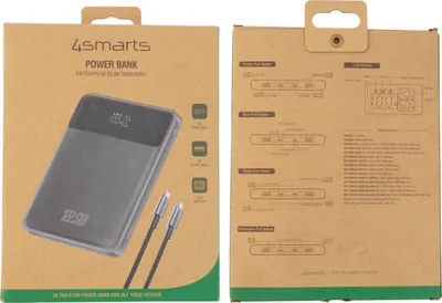 Produktbild von 4smarts Powerbank Enterprise Slim 20000mAh 122.5W. spacegrau