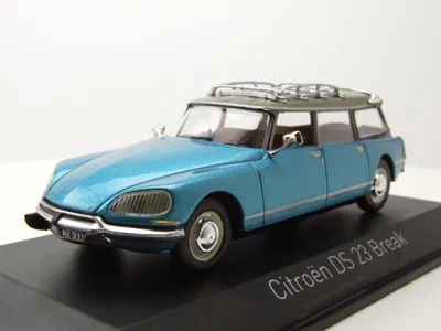Produktbild von Citroen DS 23 Break Kombi 1974 blau metallic Modellauto 1:43 Norev