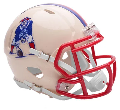Produktbild von Riddell Speed Mini Football Helm RETRO New England Patriots