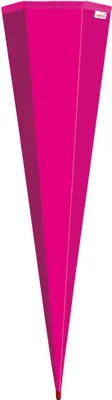Obrázek produktu pro ROTH 668517 ROTH Schultüten-Rohling ohne Verschluss, 850 mm, pink