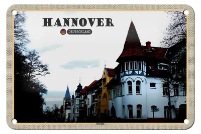Produktbild von Blechschild Städte Hannover Kleefeld Architektur 18x12cm Dekoration