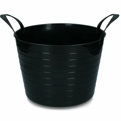 Productafbeelding van Vplast Emmer V-Trug Flexi 40 liter Zwart
