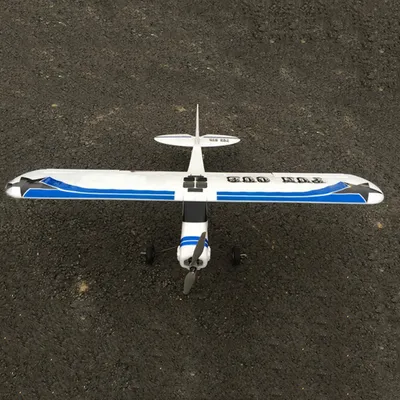 Produktbild von Fun Cub 1100mm Spannweite EPO Eindecker Trainings Flugzeug RC Flugzeug KIT Version für Trainer Anfänger, Blau