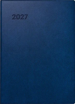 Produktbild von BRUNNEN Taschenkalender Mod. 731 2027 | A6, Kunststoff, dunkelblau