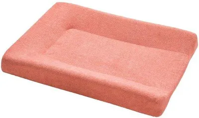 Produktbild von Ibenzoa® Wickelauflagenbezug – weicher Schaumstoff-Bezug, Terrakotta, 50 x 70 cm, schützend, maschinenwaschbar, passend für verschiedene Wickelauflagen
