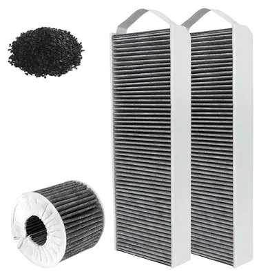Produktbild von 3er-Set PUAKF Aktivkohlefilter kompatibel mit BORA Pure X Pure S Pure, HEPA13 Ersatzfilter für Küchenabzug, 425x130x50mm