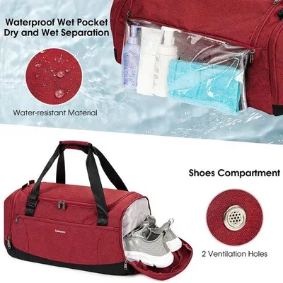 Produktbild von Famanu Sporttasche große Kapazität - 55x27x28cm, wasserabweisend