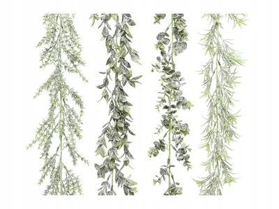 Produktbild von Grüne schneebedeckte Weihnachtsgirlande 180 cm 1 St.