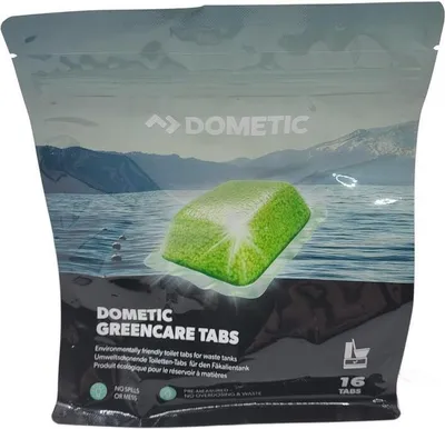 Produktbild von DOMETIC GreenCare Tabs - 16 Stück - Zusatz für Fäkalientank gegen Geruch - umweltschonend