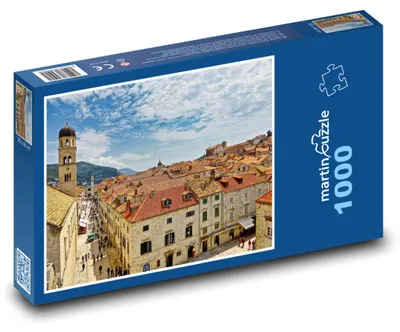 Obrázek produktu pro Puzzle 1000 Dubrovník - historická ulice - martinpuzzle