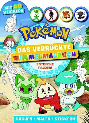 Produktbild von Pokémon: Das verrückte Wimmelmalbuch - Entdecke Paldea!