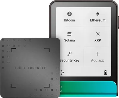 Produktbild von Ledger Flex mit Recovery Key, Hardware Wallet Oxidate Green