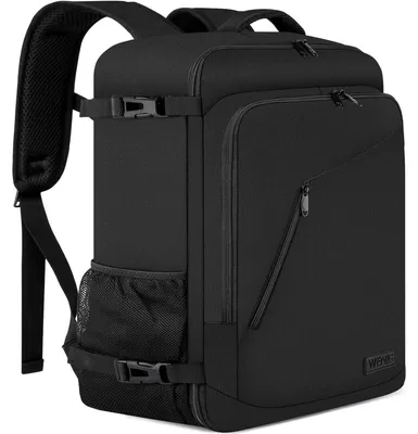 Zdjęcie produktu dla Plecak podręczny, 55x40x20 cm, pojemność 44L, z portem USB, przeznaczony dla laptopów do 17,3 cala, kolor czarny