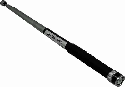 Produktbild von vhbw Universal Antenne für diverse Funkgeräte z.B. kompatibel mit Yaesu uvm. - Ausziehbar, 23 cm - 138 cm, BNC Stecker Schwarz
