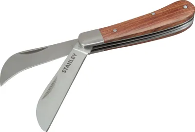 Image de Couteau d'électricien à 2 lames STANLEY STHT0-62687 manche bois
