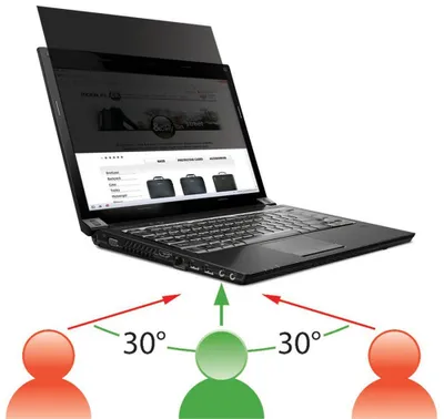 Immagine prodotto di Mobilis 016233 filtri privacy display Filtro privacy display senza cornice 39,6 cm (15,6")