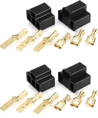 Produktbild von H4 Ersatz-Scheinwerferstecker, 3-polig, 4-teilig, für Fahrzeugbeleuchtung