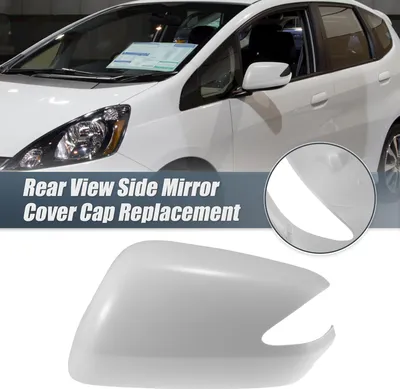 Image de Coque de remplacement pour rétroviseur extérieur gauche blanc pour Honda Fit 2009-2013 avec clignotants intégrés - Accessoire de décoration extérieure
