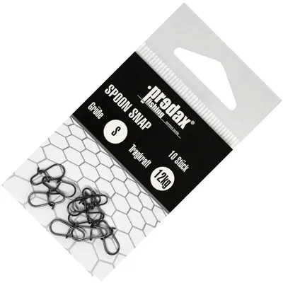 Produktbild von Predax Spoon Snaps - 10 Angelwirbel, Größe/Tragkraft:Gr. S / 12kg
