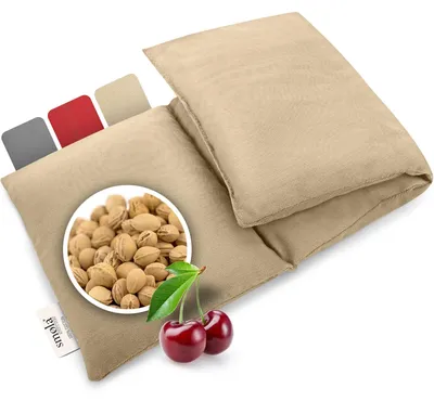 Zdjęcie produktu dla Duża poduszka z pestek wiśni do mikrofalówki, naturalna poduszka grzewcza