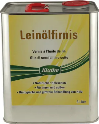 Produktbild von Kluthe Leinölfirnis Holzschutzöl3 Liter