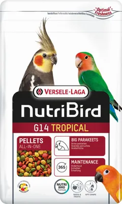 Immagine prodotto di NUTRIBIRD G14 Mangime tropicale per cocorite di grandi dimensioni : 1kg Contenuto: 1kg