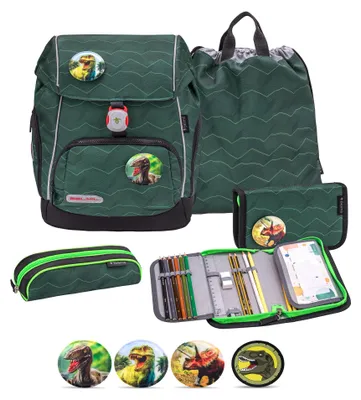 Produktbild von Belmil Comfy Plus Premium Schulranzen Set 5-teilig "Twist of Lime"