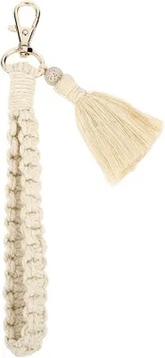 Produktbild von Macrame-Schmuck-Armband, handgefertigt, für Autoschlüssel