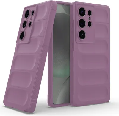 Produktbild von Handy Hülle für Samsung Galaxy S25 Ultra Grip Case Cover Schutzhülle Softgrip Farbe: Violett