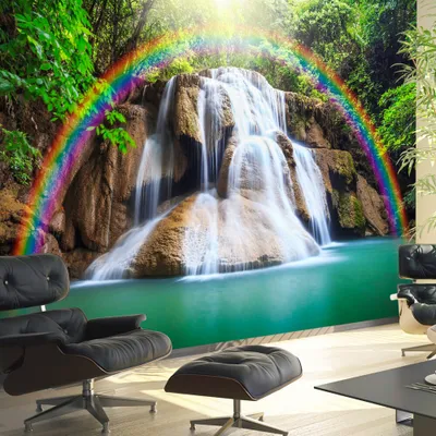 Produktbild von Basera Fototapete Fluss- & Wasserfallmotiv c-C-0007-a-b, Vliestapete, 400x280 cm