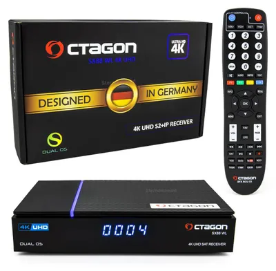Produktbild von Octagon V2 SX88 4K S2+IP E2 Multiboot Receiver HD Receiver PVR Ready
